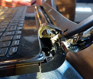 Broken Laptop Hinge